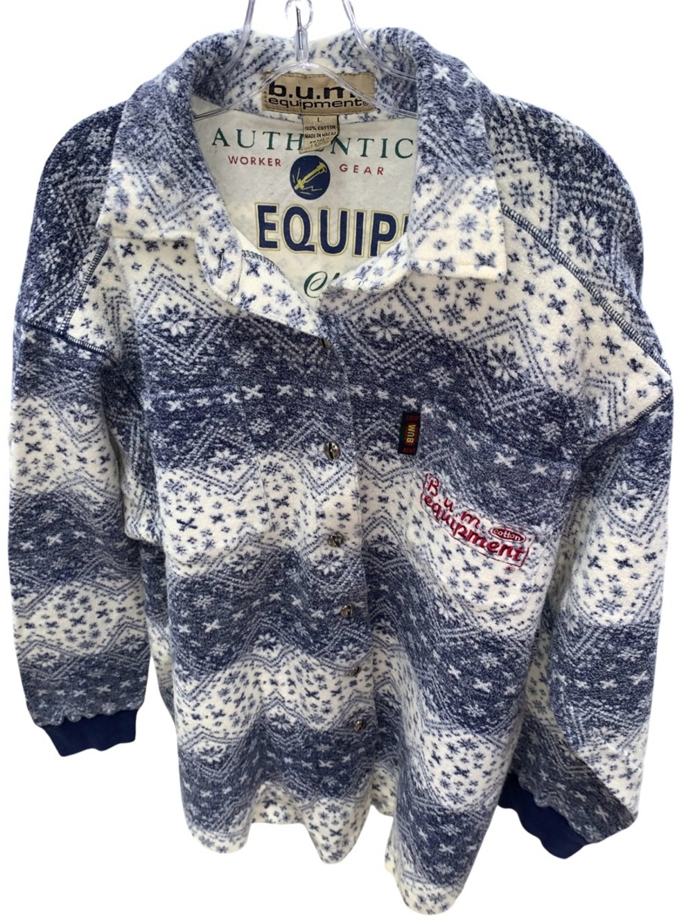 BUM Equipment Vintage 90’s Shirt Jacket Size L/XL